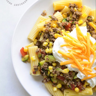 Taco Pasta Salad from Real Food by Dad copy