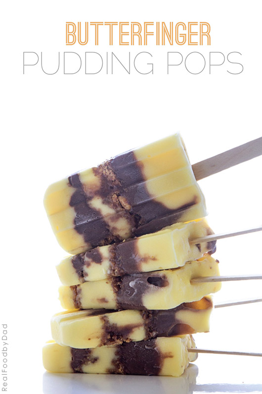 Butterfinger Pudding Pop | Real Food by Dad