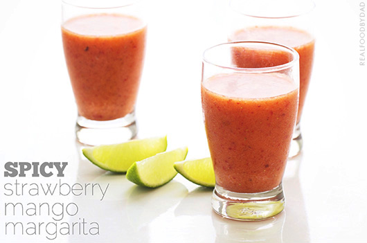 Spicy Strawberry Mango Margarita from Real Food by Dad