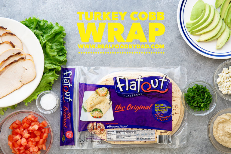 Turkey Cobb Wrap Real Food by Dad