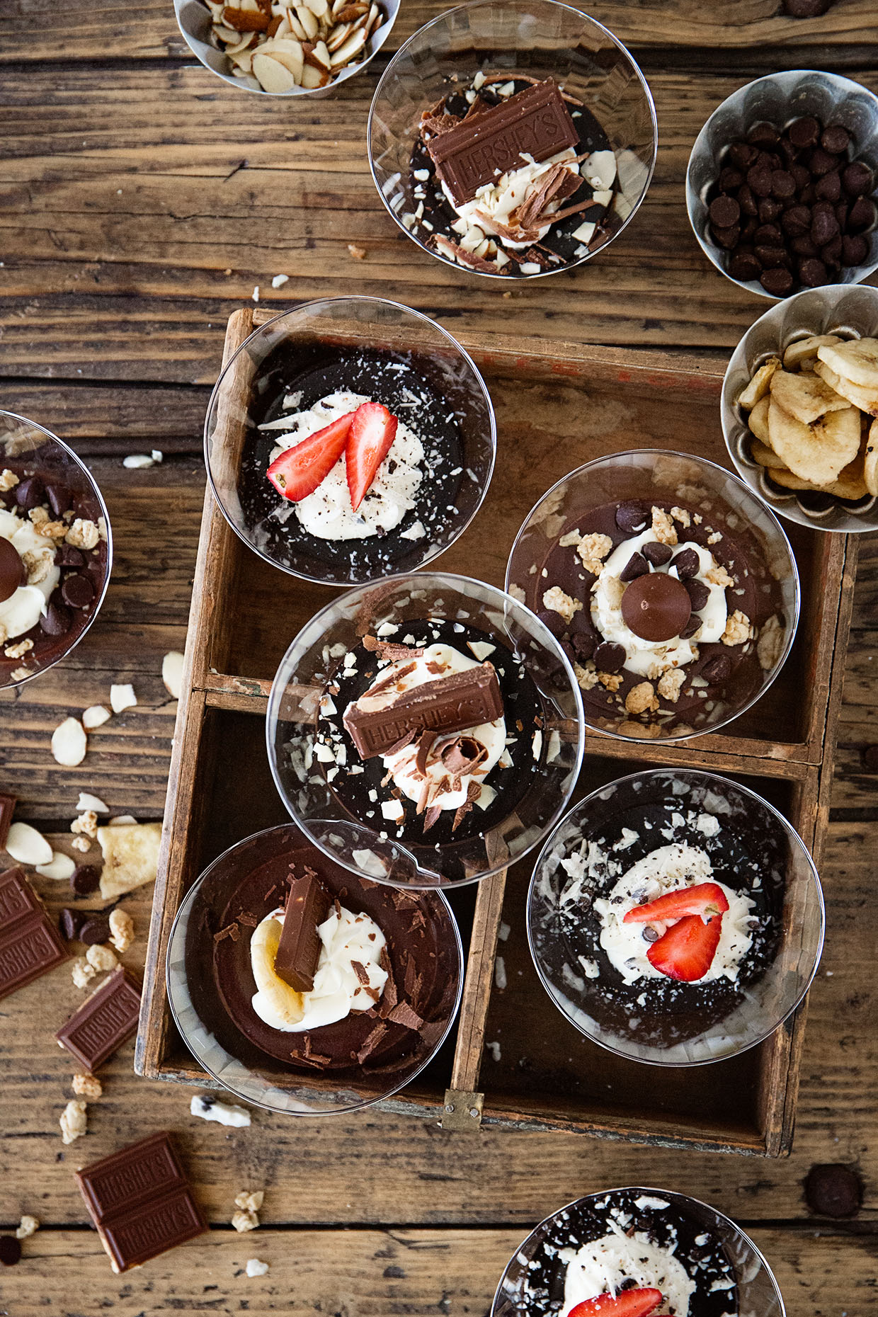 Chocolate Crunch and Elvis Pudding Cups from Real Food by Dad