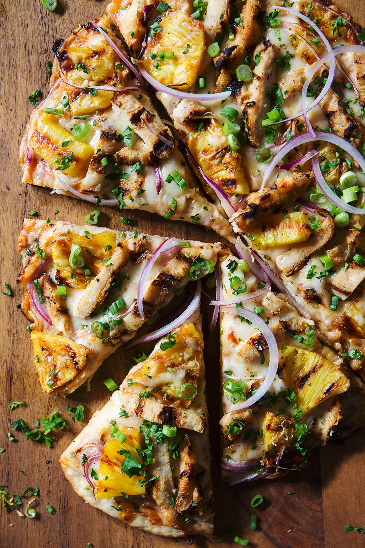 Hawaiian Grilled Chicken Pizza - Real Food by dad