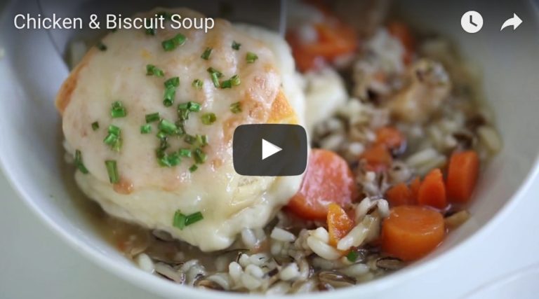 chicken and biscuit soup