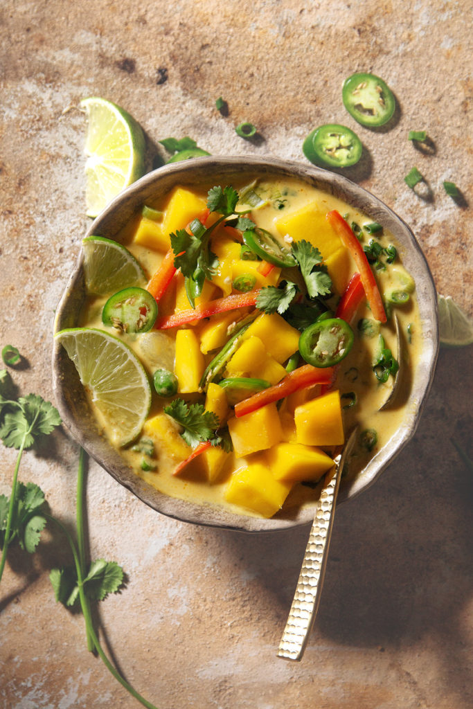 Mango Curry Soup via Real Food by Soup
